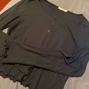 Long Sleeve Crop Top